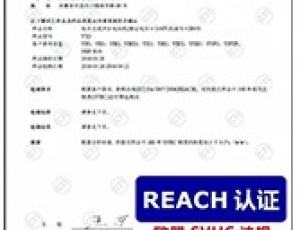 歐盟REACH報(bào)告,認證證書,低壓電(diàn)機reach認證
